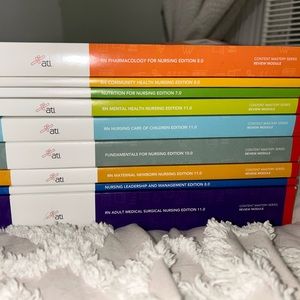 ATI NURSING TEXTBOOKS FOR SALE